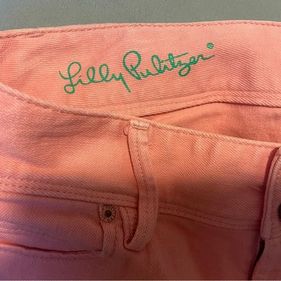 Lilly Pulitzer Worth Straight Pink Jeans Size 2 - Picture 2 of 7